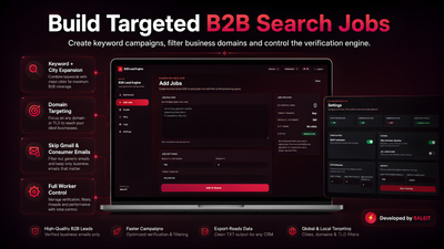 Saleit Leader — Private B2B Lead Generation Engine